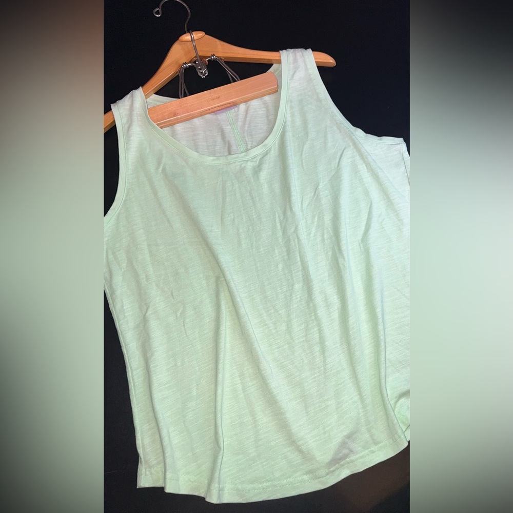 Columbia Cades Cape Tank Top In Sage Leaf Green Size XXL EUC